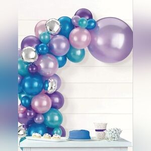 Amscan Round Latex & Foil Balloon Garland Arch Kit for Birthday Party